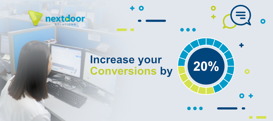 Increase your Conversions by 20% with our Online Chat